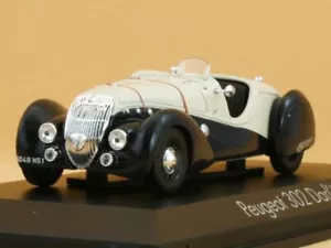 PEUGEOT 302 Darl Mat Roadster - 1937 - blu/beige - Norev 1:43 - Foto 1 di 2