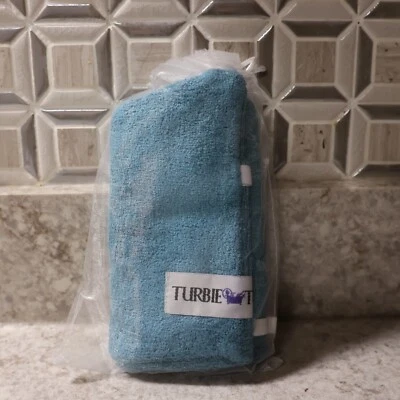 Turbie Twist Hair Towel Super Absorbent- Blue-NEW - Image 1 of 3