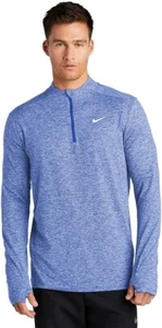 Nike Men's L Dri-Fit Element 1/2 Zip Running Pullover Royal Heather DH4949-494 - Picture 1 of 7