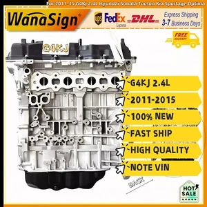 Gruppo motore blocco lungo per Hyundai Sonata Kia Optima G4KJ 2.4L GDi 2011-2015 - Foto 1 di 7