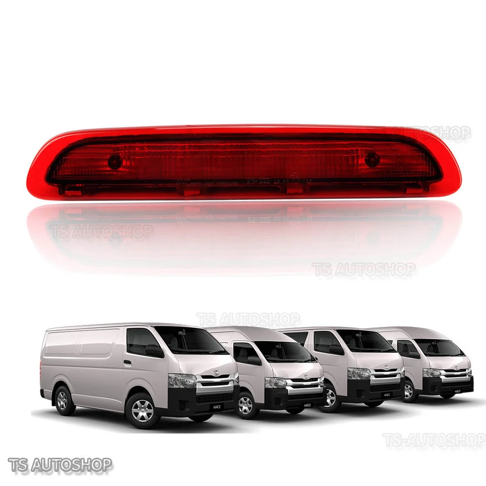 Red Rear Third Brake Light Lamp Fits Toyota Hiace Commuter Van LWB KHD222 05 15 - Image 1 of 4