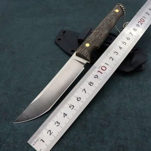 HIGH HARDNESS OUTDOOR KNIFE JAPANESE TANTO SHARP COLD STAINLESS STEEL / K-SHEATH - Picture 1 of 6