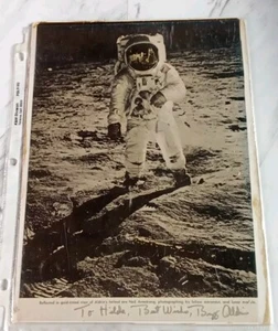 Buzz Aldrin signiertes Original Magazin Foto, ikonisches ""Visier"" Beckett LOA BN16026 - Bild 1 von 7