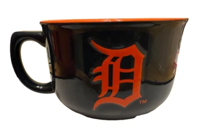 MLB Detroit Tigers MUG BOWL Chili Soup Coffee Tailgate Party Chip Snack 32oz - Image 1 of 3