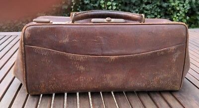 Antiquität: Alter Hebammen- bzw. Ärztekoffer/tasche aus den 1920ern - Bild 1 von 4