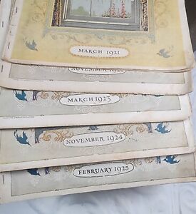 5 Needlecraft Magazines For 1920's Art Deco Fashion and Ads Fun to Read Crafts