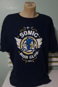 ¡CAMISA UNISEX 2XL 2 TALLA EXTRA GRANDE INCREÍBLE! GILDAN SONIC THE HEDGEHOG RUN CLUB - Imagen 1 de 1