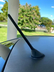 6 3/4" inch Short Black Antenna Mast Radio AM/FM for MAZDA 3 2004-2018 Brand New - Picture 1 of 24