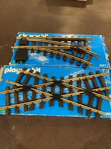 Lehmann Track Switches Right 1200 + 1300 Crossing X Playmobil NEW 4357 4360 - Picture 1 of 9