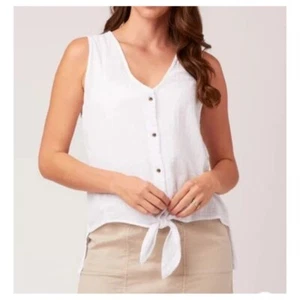 WEARABLES BY XCVI - nagelneues weißes MAUZE MINERVA TANK oversized XS - Bild 1 von 9