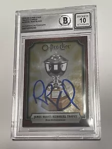 Rob Blake Signed OPC James Norris Memorial Trophy Card IP Slabbed Beckett BAS a - Picture 1 of 2