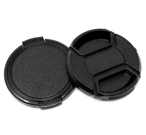 (2 Pack) 72mm Lens Cap center pinch snap on Front Cover for Canon Nikon Sony - Picture 1 of 10