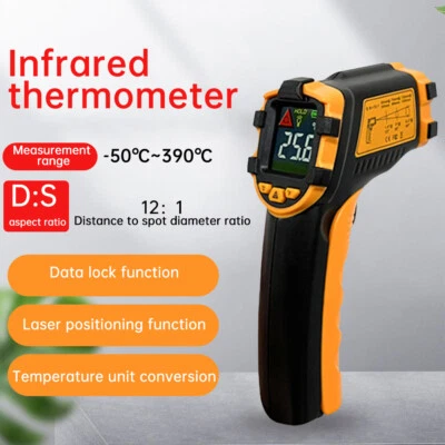 Digital Infrared Thermometer Laser Temperature Meter Non-contact IR LCD Detector - Bild 1 von 4