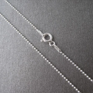Kette feine 925 Silber Kugeln 50 cm neu CH21 - Bild 1 von 1