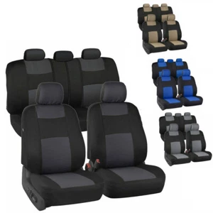 For Chevrolet Full Set Car Seat Cover 5-Seats Protector Front & Rear Cushion Pad - Picture 1 of 31