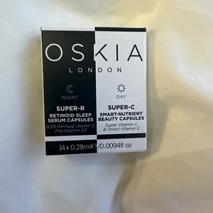 Oskia Super R & Super C Duo Capsules 14 x 0.28ml *BNIB* RRP £27 - Picture 1 of 2