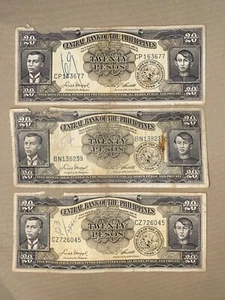 Lot of 3 20 Bills English Series Banknotes (Rare collectible) Hard to find! - Picture 1 of 7