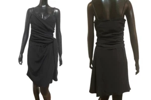 ❤️JOHN GALLIANO Black Satin Night Mini Corset DRESS, UNIQUE!, size: 28/42 - Picture 1 of 12