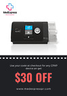 $30 off Coupon Code on any ResMed CPAP (medexpresspr.com)