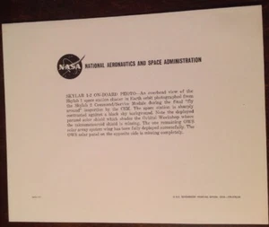 NASA SKYLAB 1 2 LOT Clipping Fly Around Space Station Cluster Deployed In Low... - Bild 1 von 4