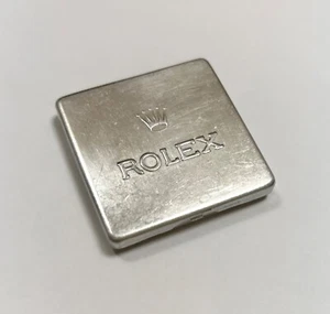 Nice Vintage Rolex Silver Tin Box - Picture 1 of 7
