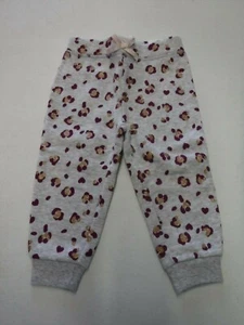 GIRLS SIZE 18 MONTHS JUMPING BEANS GRAY ANIMAL PRINT JOGGER PANTS NEW #20174 - Picture 1 of 1