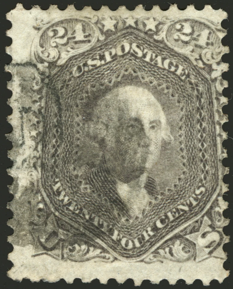 #78b 24c Gray 1862  Rare Used CV $450 - Image 1 of 1