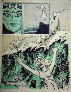 Metamorphoses 1978 JERRY EISENBURG Hand-Inked Early Production Storyboard #LF - Picture 1 of 2
