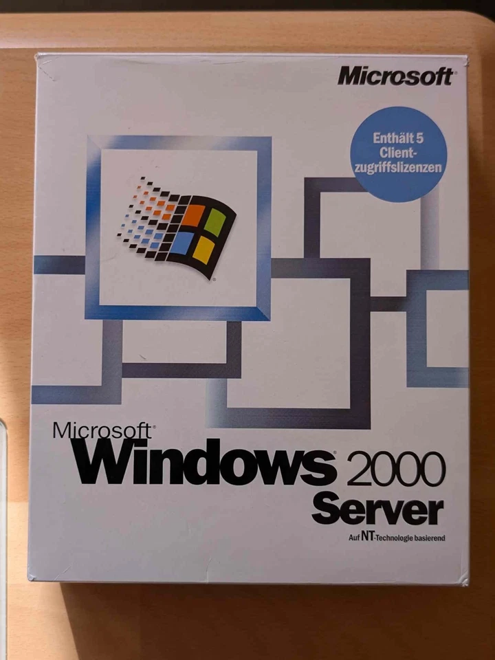 Windows 2000 Server mit Originalverpackung - Bild 1 von 4