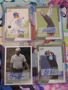 2024 Upper Deck Golf Lucas Glover Ashleigh Buhai Nanna Carson Autos Set - Picture 1 of 2