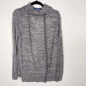 Ivivva by Lululemon Girls 12 Heather Gray Wrap Feelin Toasty Cardigan Sweater - Picture 1 of 8