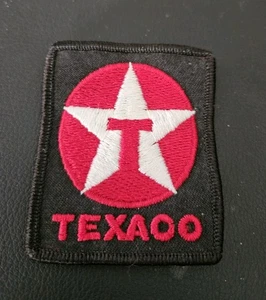 Vintage TEXACO bestickte Uniform Jacke Mütze Aufnäher - Bild 1 von 3