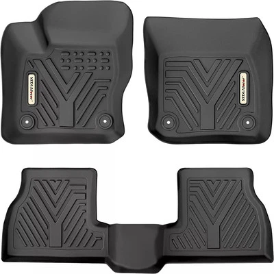 3D Font & Rear Floor Mats All Weather Floor Liner for 2012-2018 Ford Focus TPE Foto 1 de 4