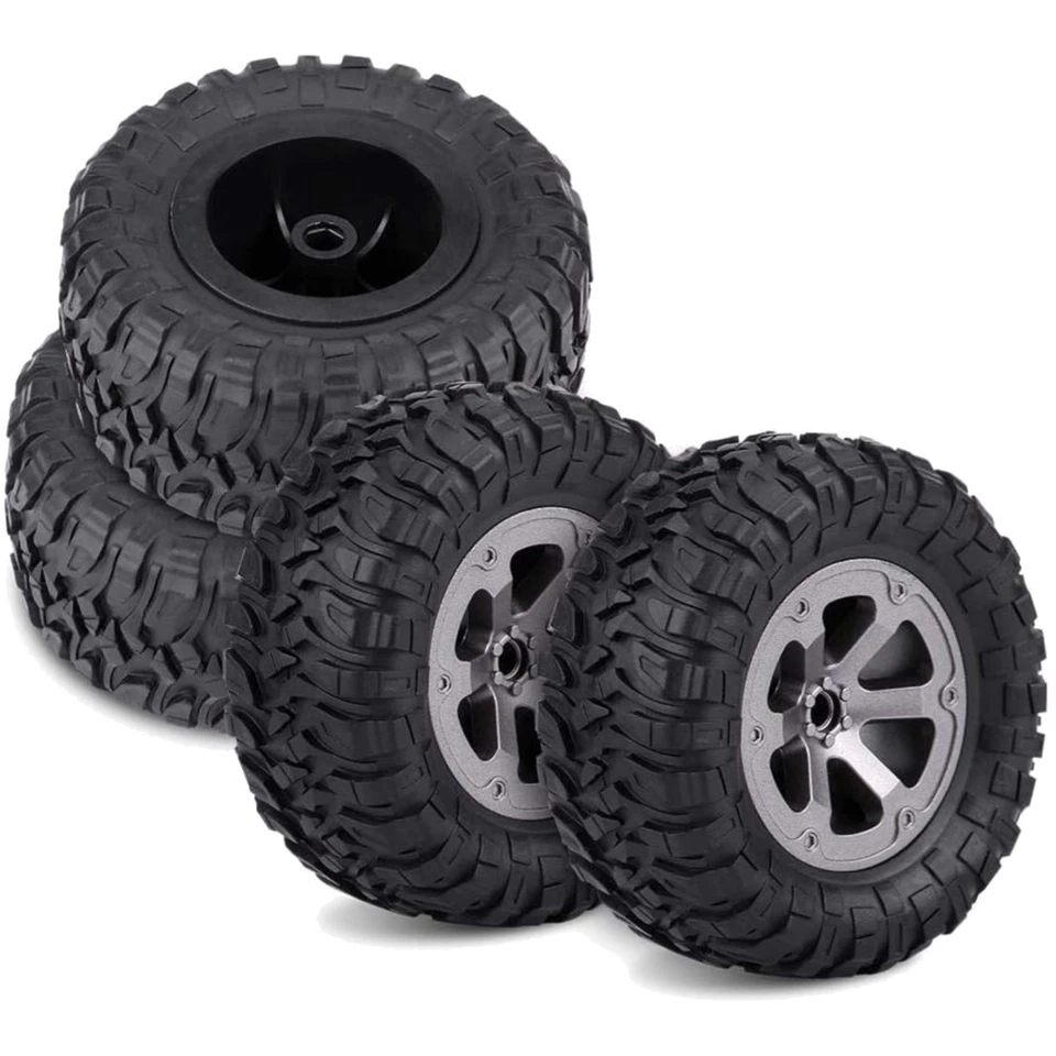 RC Auto Reifen, Off-Road Gummi, 1:16, Ferngesteuert, Reifen Ersatz - Bild 1 von 2