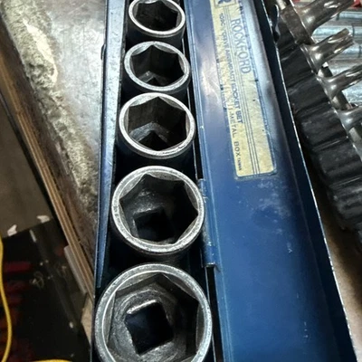 "Enchufes de impacto Rockford EE. UU. de colección unidad de 1/2""".  Foto 1 de 4