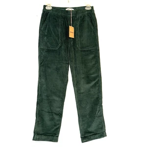 NEW Mini Boden Kids' Chunky Cotton Corduroy Pull On Pants Green Size 12 Yrs - Picture 1 of 8