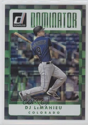 2017 Panini Donruss Dominators Silver /349 DJ LeMahieu #D-5 - Image 1 of 2