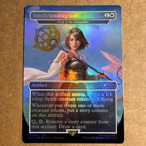 Yuna's Sending Staff - Stab des Geschichtenerzählers (Regenbogenfolie) Secret Lair Drop - Bild 1 von 1
