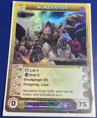 LP Chaotic German Blazvatan Silent Sands Ultra Rare 1st Edition Max S & E - Image 1 of 3