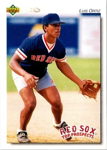 1992 Upper Deck Minors Luis Ortiz #114 Lynchburg Red Sox Baseball Card - Picture 1 of 2