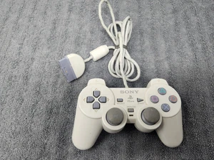 Sony PSone DualShock Analog Controller SCPH-110 - White (Tested) (A) - Picture 1 of 4