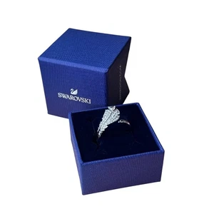 Swarovski Damen Feder schöner Ring funkelnde Kristalle Gr. 7 / 55 - Bild 1 von 7