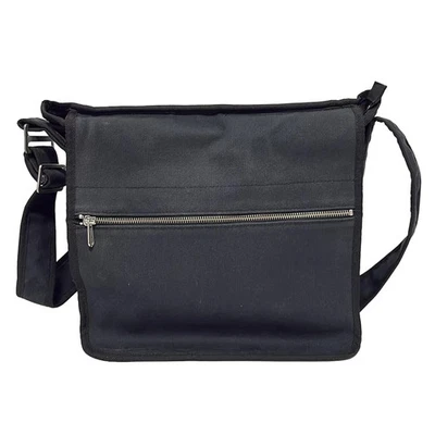 Auténtico bolso de hombro marimekko - azul marino oscuro negro de lona Foto 1 de 4