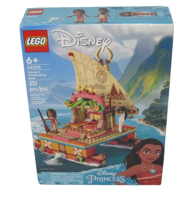 LEGO Disney Princess Moana's Wayfinding Boat Building Toy 43210 NEW SEALED - Image 1 of 3