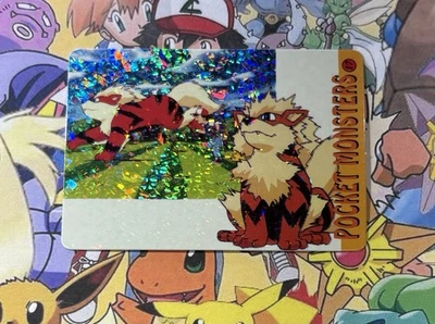 Pokemon Vintage Pocket Monsters Vending HOLO Prism Sticker 1999 Bandai Nintendo - Image 1 of 4