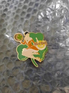 Hard Rock Cafe Nashville 2004 St Patricks Day Clover Girl Pin - Picture 1 of 2