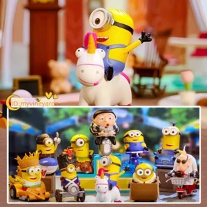 POP MART Minions Rides Series Blind Box Confirmed Figures Hot Art Toys Gift  - Bild 1 von 16