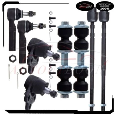 8Pcs Front Ball Joint Sway Bar Steering Tie Rod Fit For 1997-2005 Buick Century - Image 1 of 4