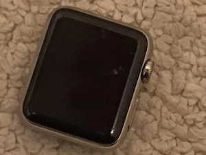 Apple Watch silver 38MM For Parts Only - DOES NOT WORK - Picture 1 of 7
