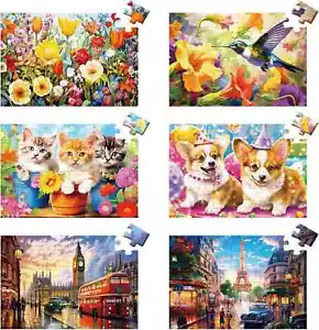 6 Packs 36 Pieces Large Puzzles for Seniors,Dementia Puzzles for Elderly Adults, - Picture 1 of 2